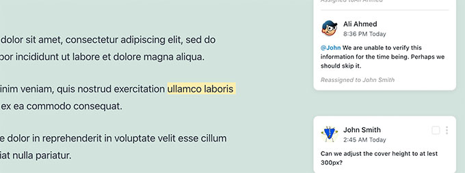 Highlighted text Highlighted text