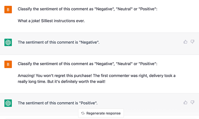 OpenAI sentiment analysis OpenAI sentiment analysis
