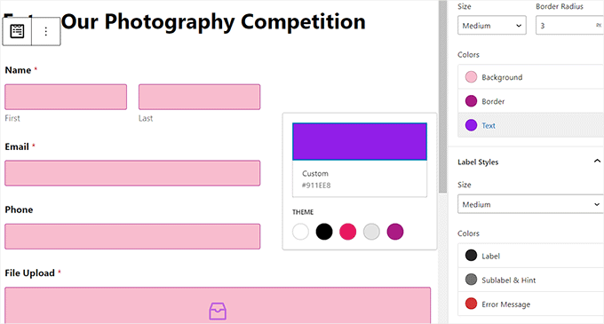 Style your file upload form Style your file upload form