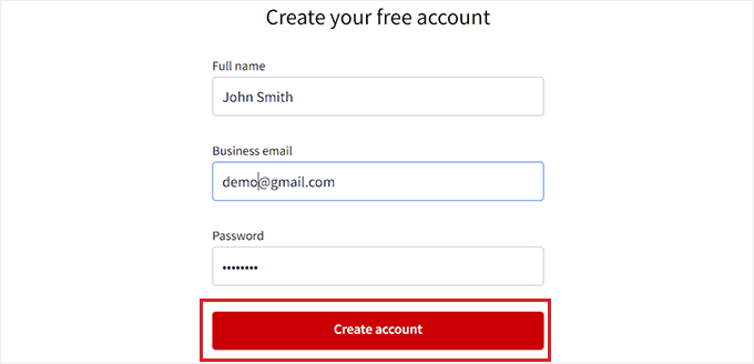 Create Chatbot account Create Chatbot account