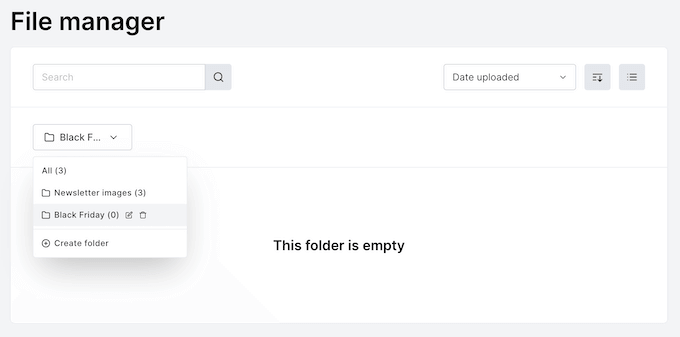 Organizing files in your MailerLite account Organizing files in your MailerLite account