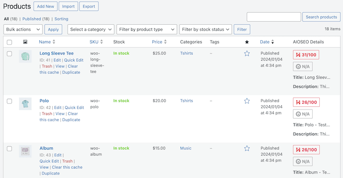 Gestire l'inventario del tuo negozio usando WooCommerce Gestire l'inventario del tuo negozio usando WooCommerce