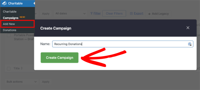 Cómo elegir el mejor alojamiento para WordPress en 2024 (Comparativa) Create campaign in Charitable