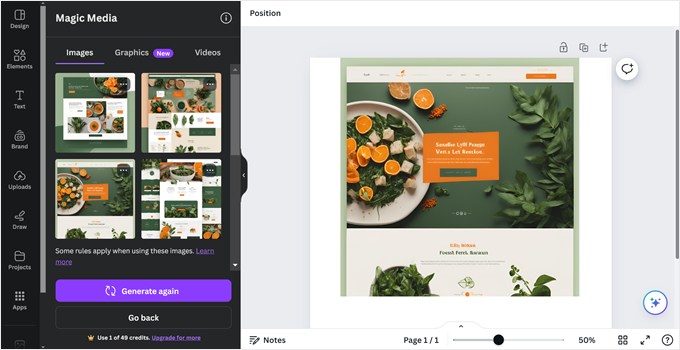 Dropshipping Made Simple: Um guia passo a passo para WordPress Web design ideas made with Canva AI image generator