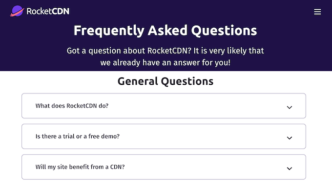 The RocketCDN online support The RocketCDN online support