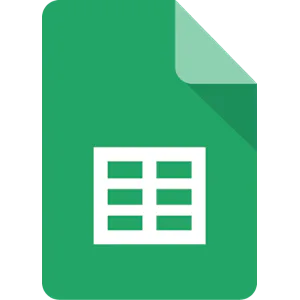 The Google Sheets logo