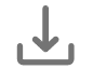 Gray download icon on green background.